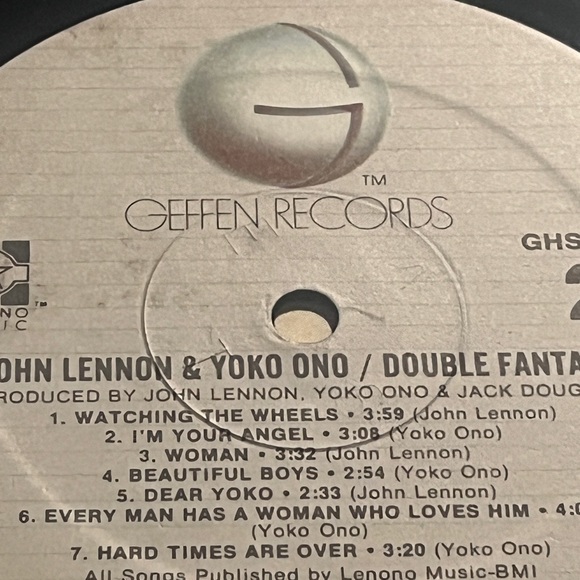 John Lennon and Yoko Ono Double Fantasy LP Vinyl Record . 1980 - Picture 14 of 14